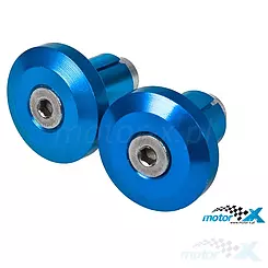 Ciężarki kierownicy 14mm / 16.4mm 2 sztuki  TNT Alu Offroad niebieskie 2 sztuki