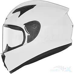 Kask dziecięcy integralny full face Nox M731 Biała Perła