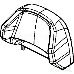 Oparcie pasażera Kymco MXU 700