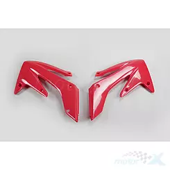 Osłony chłodnicy czerwone UFO Plast Honda CRF 250 R / 250 X 04-17
