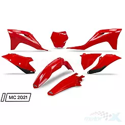 Zestaw osłon nadwozia czerwony UFO Plast Gas Gas MC / MC-F / EX/ EX-F