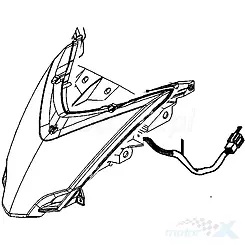 Lampa przednia Kymco Agility City