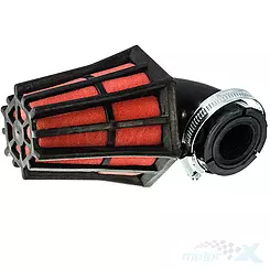 Filtr powietrza stożkowy 28mm / 32mm / 38mm 90° gąbka tuning
