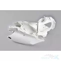 Osłony tylne górne komplet biały UFO Plast KTM SX / EXC 11-16