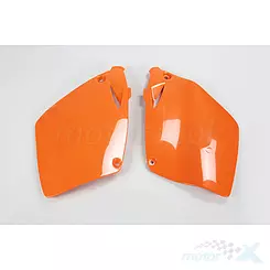 Osłony tylne górne komplet pomarańczowy UFO Plast KTM SX / EXC 98-03
