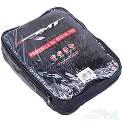 Pokrowiec na skuter 203x89x120cm, całoroczny, odporny na zmienną pogodę, PVC+PP, czarny, RMT