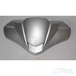 Osłona kierownicy górna + nakładka srebrna Motobi / Barton Rocky