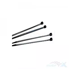 Opaski zaciskowe przewodów 3.6x200mm czarne 100 sztuk Oxford BR304