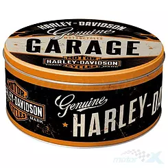 Puszka okrągła Harley-Davidson Garage Nostalgic Art 30602