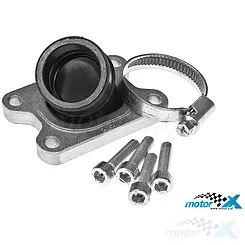 Króciec ssący Polini Evolution 360°, 25mm przelot / 28,5mm mocowanie, Aprilia / Derbi / Minarelli                               