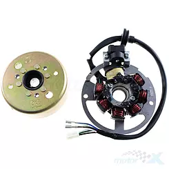 Stator iskrownik, stojan alternatora, z magnetem Keeway 223100.101000