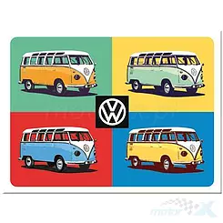 Magnes 6x8cm VW Bulli Pop Art Nostalgic Art 14388