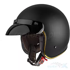 Kask otwarty LS2 OF583 Bobber Matt Black, rozmiar S, M 