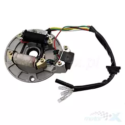 Stator iskrownik, stojan alternatora, 2 cewki 5 przewodów Cross 125