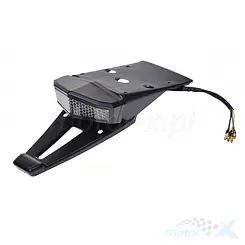 Uniwersalna lampa tylna LED z błotnikiem i kierunkowskazami, długość 300mm, WM Motor 24015