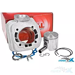 Cylinder kompletny 55.00mm 125cc, aluminium, sworzeń 14mm, Airsal Peugeot Elyseo /  Speedfight