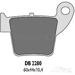 Klocki hamulcowe KH346, Delta Braking DB2280OR-N, Fantic Caballero 500 / Honda CR 125, CRF 250, CRF 450 / TM Racing MX 85