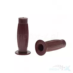 Manetki komplet Leoshi  7/8"+1" 124mm  brązowa