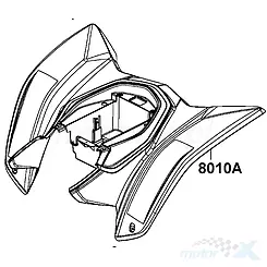 Błotnik tylny GXR Kymco KXR / Maxxer