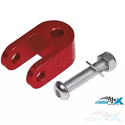 Przedłużacz amortyzatora IGM 25mm, czerwony, Honda / Kymco / CPI / Minarelli / Peugeot