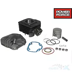 Cylinder kompletny z głowicą 47.00mm 70cc sworzeń 12mm Power Force Peugeot AC vertical 