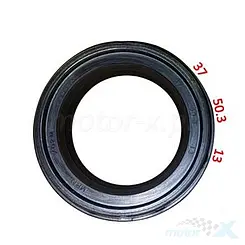 Uszczelniacz 37x50.3x13mm, zewnętrzny amortyzatora przedniego, Zontes 1244200-123000