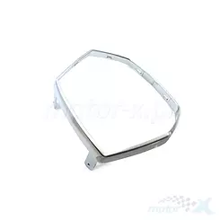 Ramka dekoracyjna lampy przedniej, srebrna, Lambretta V50 Special / V125 Special