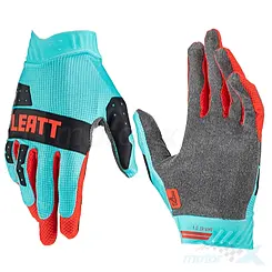 Rękawice motocyklowe dziecięce, niebieski-czarno-czerwone, Leatt 1.5 GripR Mini