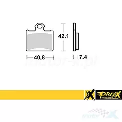 Klocki hamulcowe tylne Prox KH602 (37.289102) KTM SX 85 '11-20