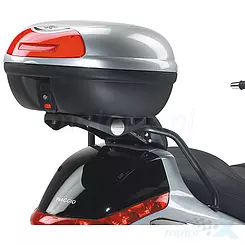 Stelaż kufra centralnego Kappa Piaggio X-EVO 125/250/400 / Piaggio X8 125/150/200/250/400 z płytą monokey