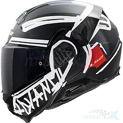 Kask szczękowy LS2 FF910 Advant II Tape Czarny