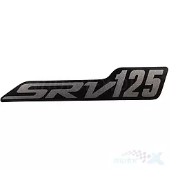 Naklejka "SRV125" lewa QJMotor SRV 125