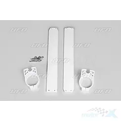 Osłony amortyzatorów białe UFO Plast Yamaha YZ 125 / YZ 250 / YZ 360 89