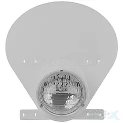 Lampa przednia, reflektor, żarówka LED, biały, Polisport Preston Petty