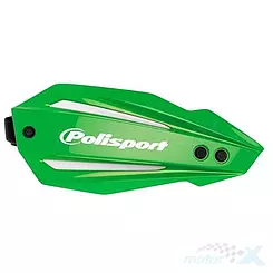 Osłony dłoni, handbary, uniwersalne, zielone, Polisport Bullit Full Wrap Around