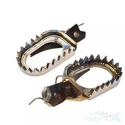 Podnóżki kierowcy komplet Titanium Suzuki RMZ / RMX