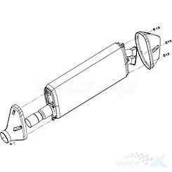 Tłumik Benelli TRK 502X Euro 5