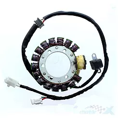 Stator iskrownik, stojan alternatora, uzwojenie alternatora, Electrosport YAMAHA YFM 350 BIG BEAR (97-99), WOLVERINE (95-01) (Z IMPULSATOREM)