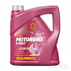 Olej silnikowy Mannol Motorbike 7812 półsyntetyczny MA2 4T 10W40 4L 