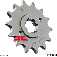 Zębatka przednia 520 14 zębów JT Sprockets JTF431