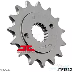 Zębatka przednia 520 12 zębów 21.2 / 23.8mm JT Sprockets JTF1322