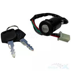 Stacyjka on/off, kostka 4 piny, Mini Cross / Pocket Bike / mini ATV 50-70-100-125