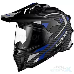 Kask Adventure LS2 MX701 Explorer Carbon Adventure Blue