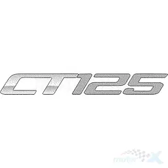 Naklejka "CT 125" Kymco