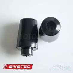 Końcówki kierownicy czarne, Biketec BT0034 (2403050000)