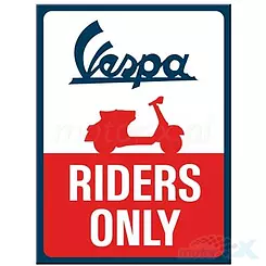 Magnes 6x8cm Vespa Riders Only Nostalgic Art 14380