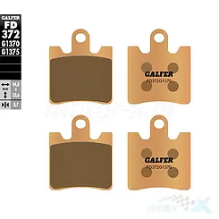 Klocki hamulcowe Galfer Sintered Street FD372G1370