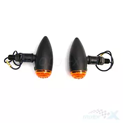 Kierunkowskazy czarny mat Junak M11/M16
