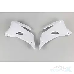 Osłony chłodnicy białe UFO Plast Yamaha YZ 250F / 450 F 06-09