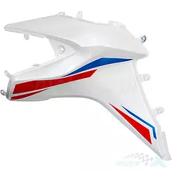 Osłona zbiornika paliwa lewa, biała Barton GT 125